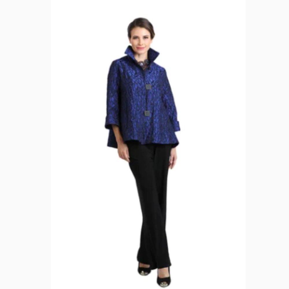 IC by Connie K Cobalt Blue Lace Jacket